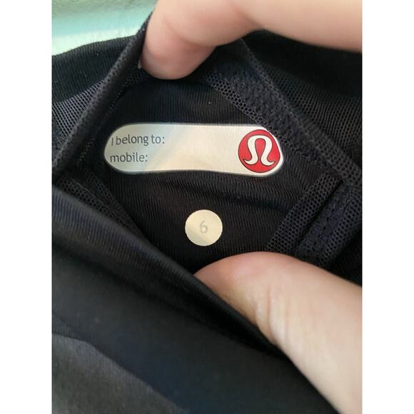 Lululemon Womens Size 6 Black Grey Astro Wunder Under Crop Leggings - Picture 3 of 5